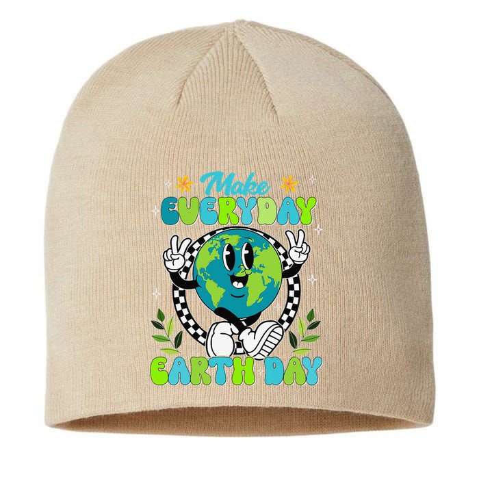 Cute Groovy Make Everyday Earth Day Classroom Teachers Sustainable Beanie