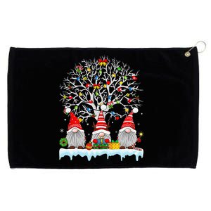 Cute Gnomes Merry Christmas Light Family Gnome Xmas Matching Grommeted Golf Towel