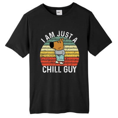 Chill Guy Meme Dog Cool Internet Statement Gift Tall Fusion ChromaSoft Performance T-Shirt