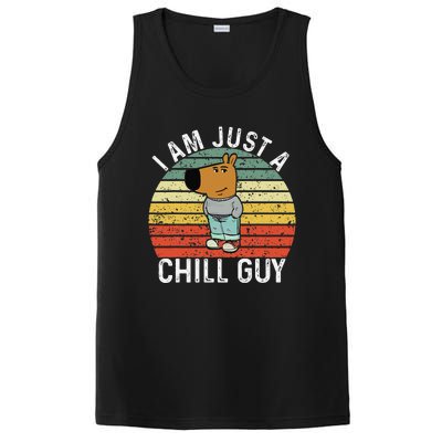 Chill Guy Meme Dog Cool Internet Statement Gift PosiCharge Competitor Tank