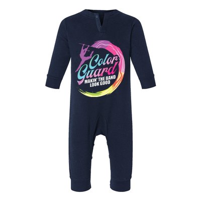 Color Guard Making Look Good Color Guard Infant Fleece One Piece