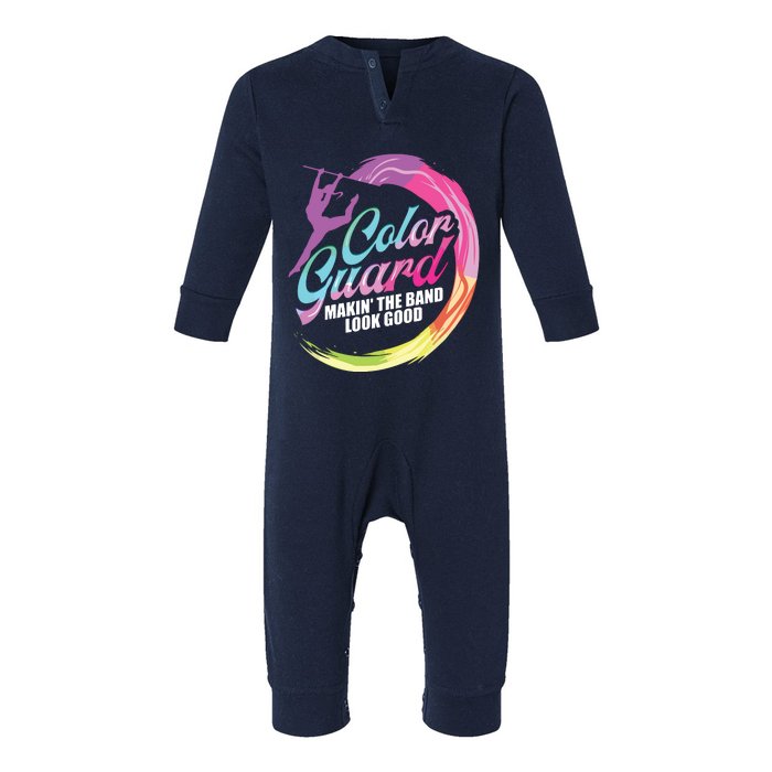 Color Guard Making Look Good Color Guard Infant Fleece One Piece