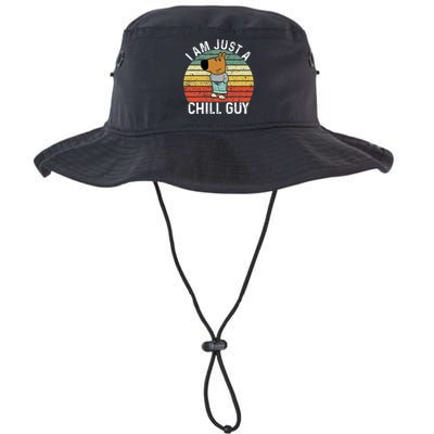 Chill Guy Meme Dog Cool Internet Statement Legacy Cool Fit Booney Bucket Hat