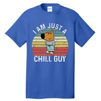 Chill Guy Meme Dog Cool Internet Statement Tall T-Shirt