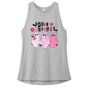 Cute Ghost Mean Ghouls Funny Halloween Costume Spooky Season Ladies PosiCharge Tri-Blend Wicking Tank