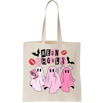 Cute Ghost Mean Ghouls Funny Halloween Costume Spooky Season Tote Bag