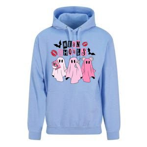 Cute Ghost Mean Ghouls Funny Halloween Costume Spooky Season Unisex Surf Hoodie