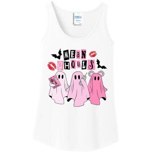 Cute Ghost Mean Ghouls Funny Halloween Costume Spooky Season Ladies Essential Tank