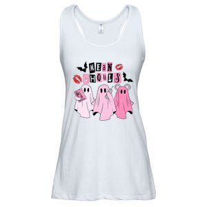 Cute Ghost Mean Ghouls Funny Halloween Costume Spooky Season Ladies Essential Flowy Tank