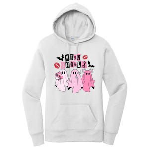 Cute Ghost Mean Ghouls Funny Halloween Costume Spooky Season Women's Pullover Hoodie