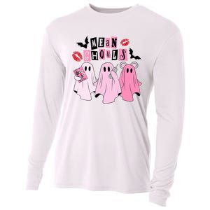 Cute Ghost Mean Ghouls Funny Halloween Costume Spooky Season Cooling Performance Long Sleeve Crew