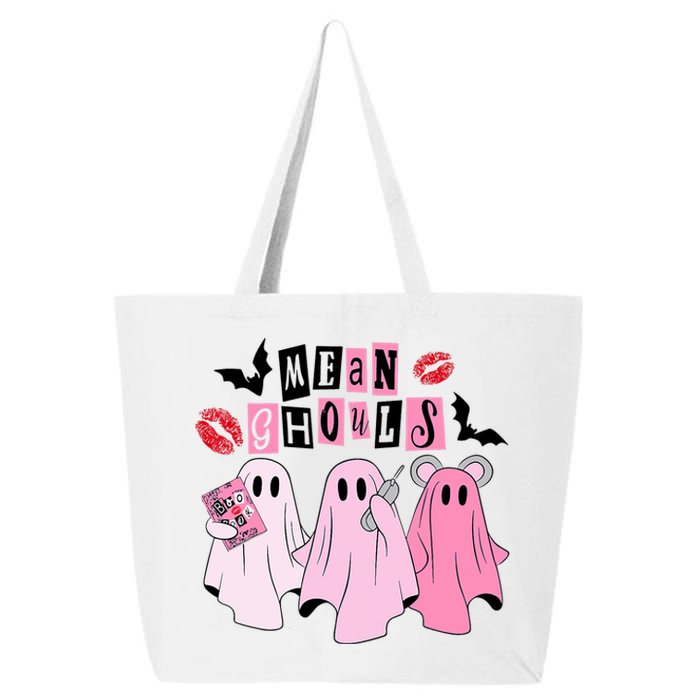 Cute Ghost Mean Ghouls Funny Halloween Costume Spooky Season 25L Jumbo Tote