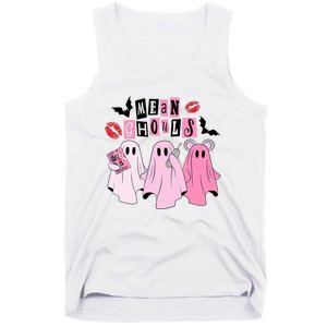 Cute Ghost Mean Ghouls Funny Halloween Costume Spooky Season Tank Top