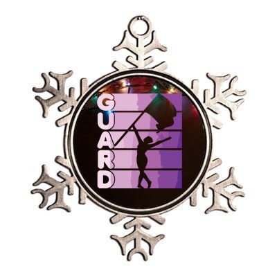 Color Guard Marching Band Flag Girl Metallic Star Ornament