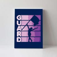 Color Guard Marching Band Flag Girl Canvas