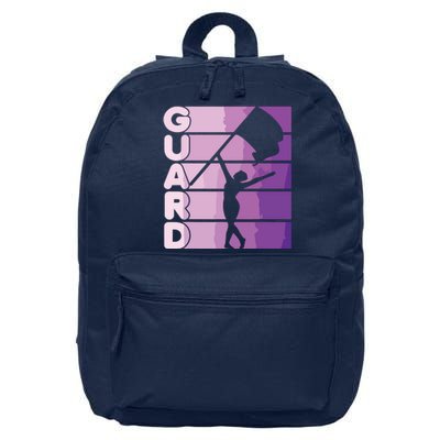 Color Guard Marching Band Flag Girl 16 in Basic Backpack