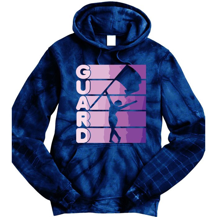 Color Guard Marching Band Flag Girl Tie Dye Hoodie