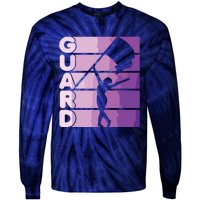 Color Guard Marching Band Flag Girl Tie-Dye Long Sleeve Shirt