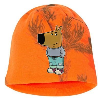 Chill Guy Meme Gift Cute Kati - Camo Knit Beanie