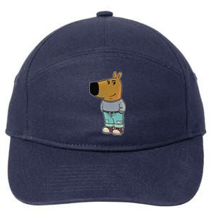 Chill Guy Meme Gift Cute 7-Panel Snapback Hat