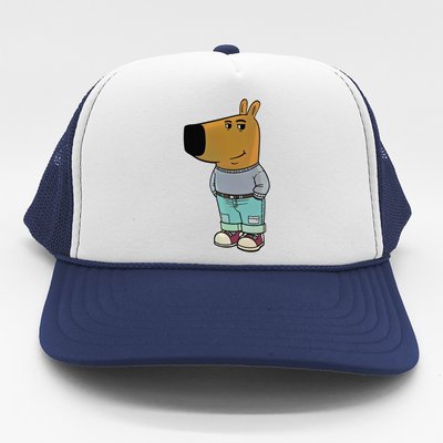 Chill Guy Meme Gift Cute Trucker Hat