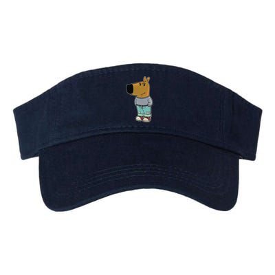 Chill Guy Meme Gift Cute Valucap Bio-Washed Visor