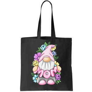 Cute Gnome Mom Happy Mother's Day Art Flower For Mom Gnomies Tote Bag