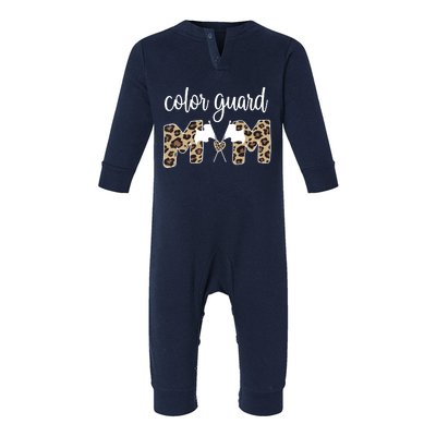 Color Guard Mom Of A Guard Member Guard Mama Infant Fleece One Piece