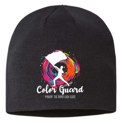 Color Guard Makin The B.A.N.D Look Good Marching Band Lover Sustainable Beanie