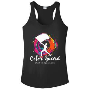 Color Guard Makin The B.A.N.D Look Good Marching Band Lover Ladies PosiCharge Competitor Racerback Tank