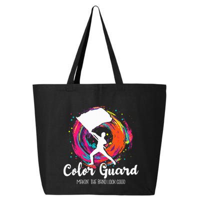 Color Guard Makin The B.A.N.D Look Good Marching Band Lover 25L Jumbo Tote