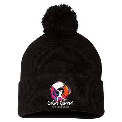 Color Guard Makin The B.A.N.D Look Good Marching Band Lover Pom Pom 12in Knit Beanie