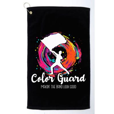 Color Guard Makin The B.A.N.D Look Good Marching Band Lover Golf Towel