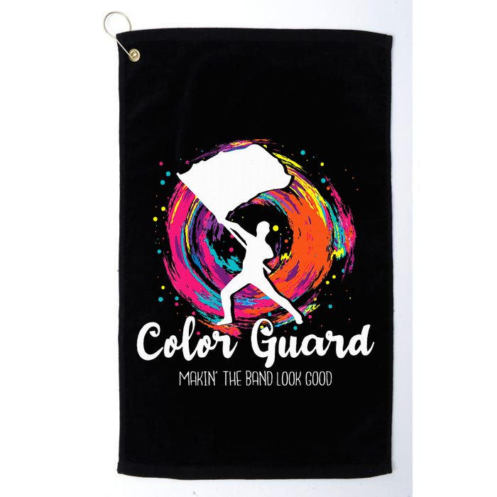 Color Guard Makin The B.A.N.D Look Good Marching Band Lover Golf Towel