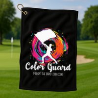 Color Guard Makin The B.A.N.D Look Good Marching Band Lover Golf Towel