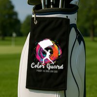 Color Guard Makin The B.A.N.D Look Good Marching Band Lover Golf Towel
