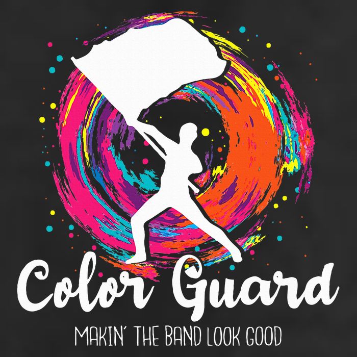 Color Guard Makin The B.A.N.D Look Good Marching Band Lover Golf Towel