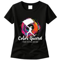 Color Guard Makin The B.A.N.D Look Good Marching Band Lover Womens T-Shirt