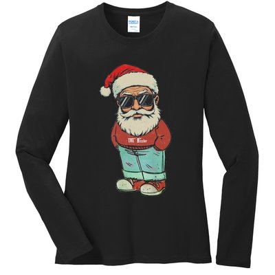 Chill Guy Meme My New Character Is A Chill Guy The Rizzler Ladies Long Sleeve Shirt