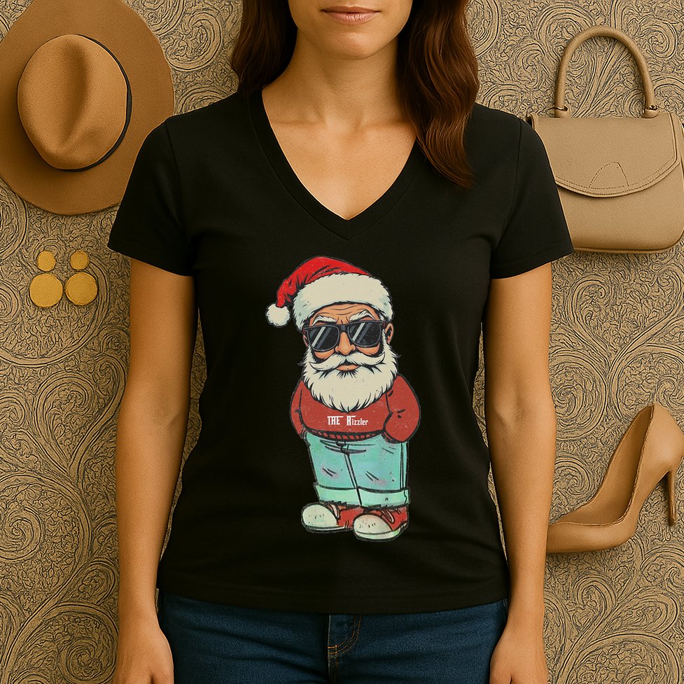 Chill Guy Meme My New Character Is A Chill Guy The Rizzler Women's V-Neck T-Shirt