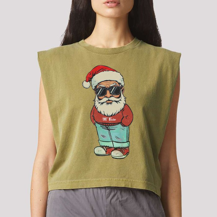 Chill Guy Meme My New Character Is A Chill Guy The Rizzler Garment-Dyed Women's Muscle Tee