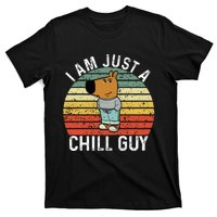 Chill Guy Meme Dog Cool Internet Statement T-Shirt