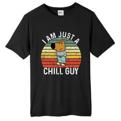 Chill Guy Meme Dog Cool Internet Statement Tall Fusion ChromaSoft Performance T-Shirt