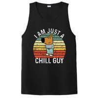 Chill Guy Meme Dog Cool Internet Statement PosiCharge Competitor Tank