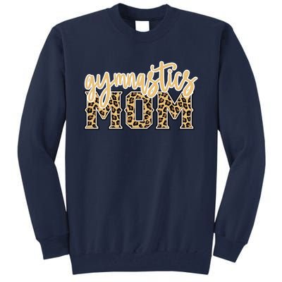 Cute Gymnastics Mom Leopard Print Gift For Lovers Tall Sweatshirt