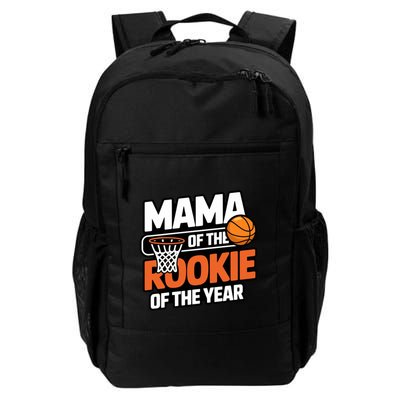 Cute Gift Mom Rookie Of The Year Basketball Mama Of The Rookie Daily Commute Backpack