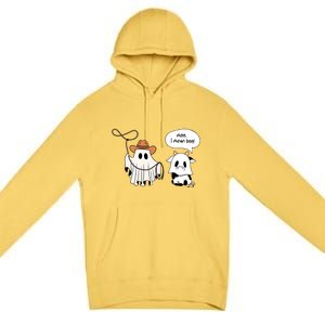 Cow Ghosts Moo I Mean Boo Cow Ghost Halloween Gift Premium Pullover Hoodie