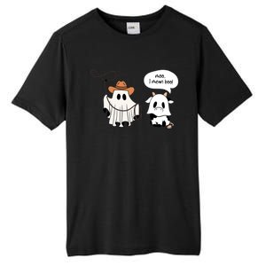 Cow Ghosts Moo I Mean Boo Cow Ghost Halloween Gift Tall Fusion ChromaSoft Performance T-Shirt