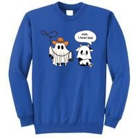 Cow Ghosts Moo I Mean Boo Cow Ghost Halloween Gift Sweatshirt