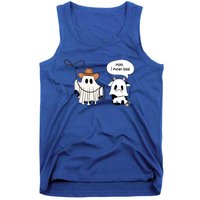 Cow Ghosts Moo I Mean Boo Cow Ghost Halloween Gift Tank Top